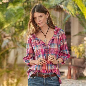 NWOT Sundance Catalog Boho Blouse